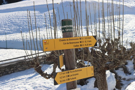 Raquettes aux Chalets de Bramousse, Chalets de Bramousse en raquettes 009