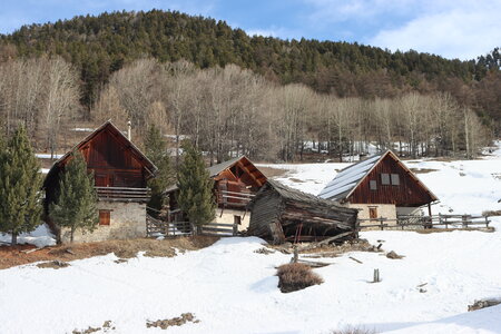 Raquettes aux Chalets de Bramousse, Chalets de Bramousse en raquettes 019