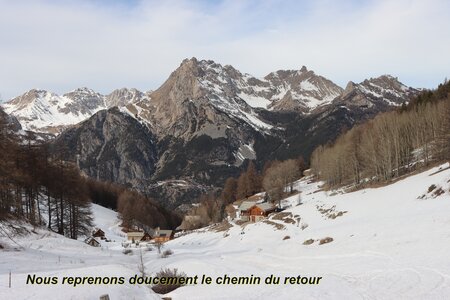 Raquettes aux Chalets de Bramousse, Chalets de Bramousse en raquettes 029