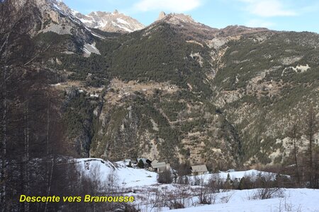 Raquettes aux Chalets de Bramousse, Chalets de Bramousse en raquettes 031