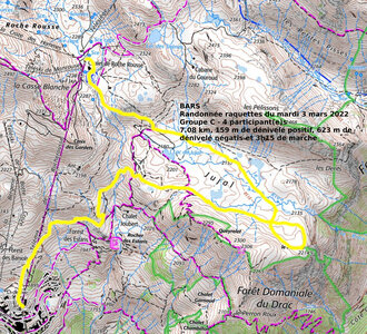 2022 03 03 Plateau de Jujal, 2022_03_03 Plateau de Jujal Trace