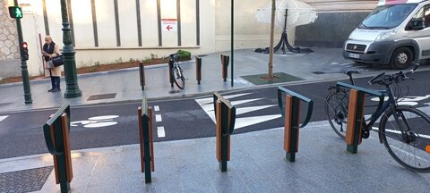 Stationnements vélos, Gare SNCF 9 arceaux