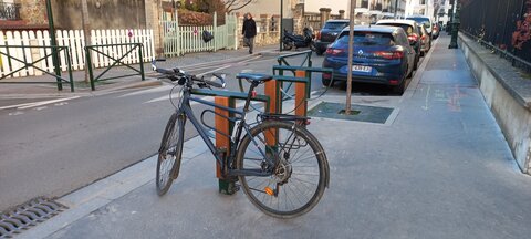 Stationnements vélos, Palissy Gutemberg
