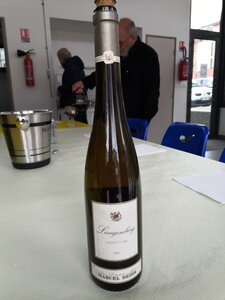 2022_03_20 Dégustation colporteur, 1er vin_Alsace Langenberg 2007  a