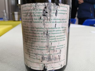 2022_03_20 Dégustation colporteur, 2 eme vin_Loire_Savennieres 2006  c