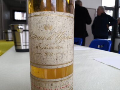 2022_03_20 Dégustation colporteur, 4 eme vin_ Chateau Yquem 2002 b