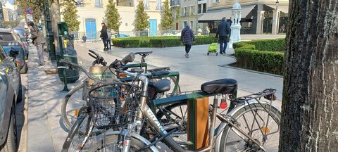 Stationnements vélos, Wallace Saperlipopette 1