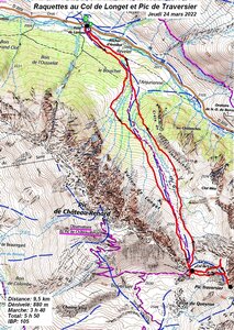 Raquettes au Col de Longet et Pic Traversier, Raquettes au Col de LOnget 038