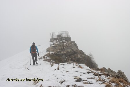 Raquettes à Réallon, Raquettes au belvédère de Réallon 013