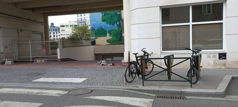 Stationnements vélos, Arago 3 arceaux