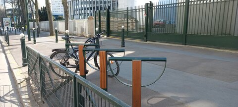 Stationnements vélos, Jaures 2 coupoles