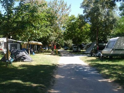 France, Roquebrune sur Argens - A l’interieur du camping du moulin des iscles