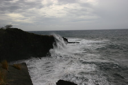 La Gazette de Justine, 3_Houle cyclonique au Cap Lahoussaye