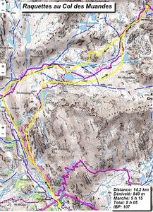 Raquettes au Col des Muandes, Col des Muandes 050
