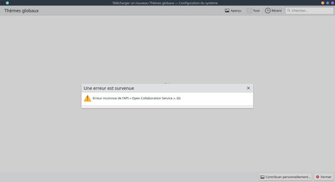 System information, bug open collabaration service