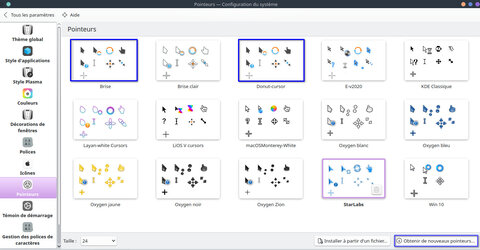 System information, bugcurseur souris
