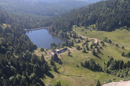 20220614 La Schlucht - Tanet - Lac Forlet - Lac Vert, IMG_3512_Le lac Forlet vu depuis la table d’orientation du Gazon du Faing