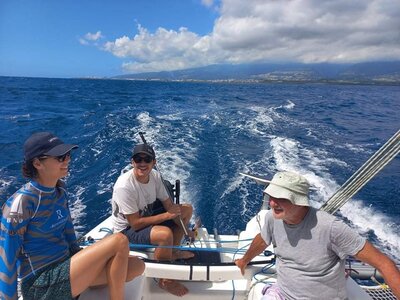 La Gazette de Justine, 4_Convoyage trimaran2