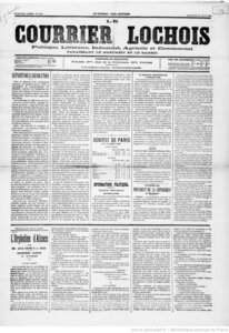 chateau et histoire Semblancay, Le_Courrier_lochois___journal_ ... _bpt6k83262362 INSTITE CHAUVEAU SERRAIN