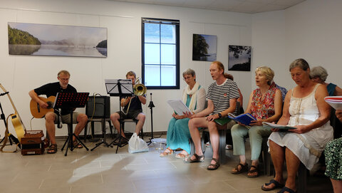 LANDEVENNEC Juillet 2022 --->Les Veillées-chansons en Bretagne Finistère : Album de Claude, 0020DSCF1703