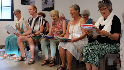 LANDEVENNEC Juillet 2022 --->Les Veillées-chansons en Bretagne Finistère : Album de Claude, 0020DSCF1704