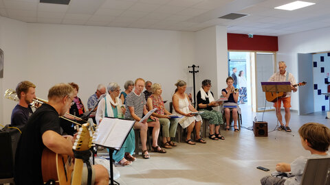 LANDEVENNEC Juillet 2022 --->Les Veillées-chansons en Bretagne Finistère : Album de Claude, 0020DSCF1707