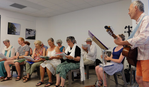 LANDEVENNEC Juillet 2022 --->Les Veillées-chansons en Bretagne Finistère : Album de Claude, 0020DSCF1715