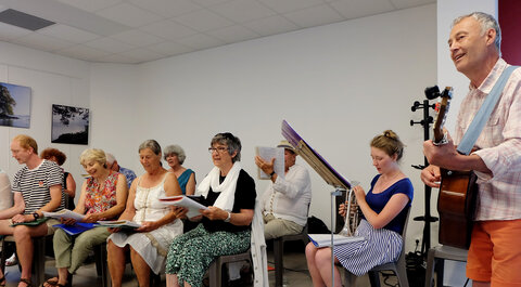 LANDEVENNEC Juillet 2022 --->Les Veillées-chansons en Bretagne Finistère : Album de Claude, 0020DSCF1719