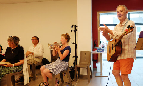 LANDEVENNEC Juillet 2022 --->Les Veillées-chansons en Bretagne Finistère : Album de Claude, 0020DSCF1744