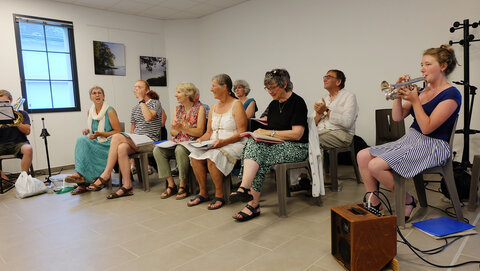 LANDEVENNEC Juillet 2022 --->Les Veillées-chansons en Bretagne Finistère : Album de Claude, 0020DSCF1746