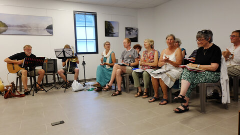 LANDEVENNEC Juillet 2022 --->Les Veillées-chansons en Bretagne Finistère : Album de Claude, 0020DSCF1747