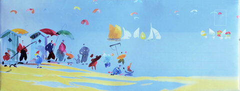 LANDEVENNEC Juillet 2022 --->Les Veillées-chansons en Bretagne Finistère : Album de Claude, 0050Carte-enveloppe