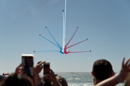 Fabien Magigue 2022, La patrouille de France à Lacanau