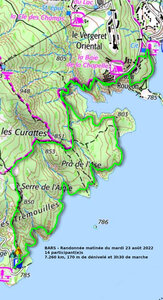 2022 08 23 Boucle des Tremouilles, 2022_08_23 boucle des Tremouilles Trace