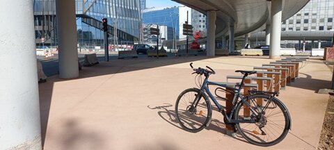 Stationnements vélos, Rose de Cherbourg 9 arceaux