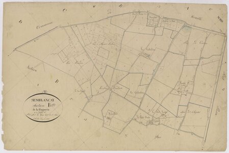 Plan Napoleon Semblancay, SECTION B LA GAGNERIE