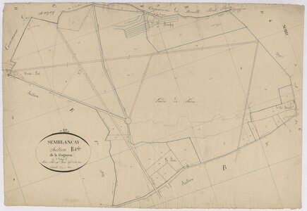 Plan Napoleon Semblancay, SECTION B2 LA GAGNERIE