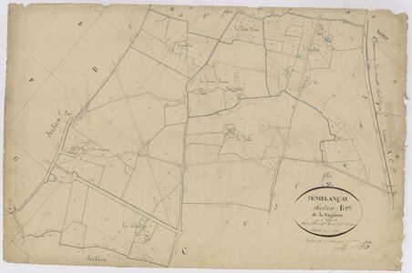 Plan Napoleon Semblancay, SECTION B3 LA GAGNERIE