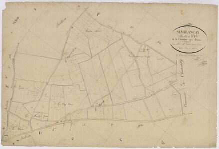 Plan Napoleon Semblancay, Section F2 de la Chambre aux Dames