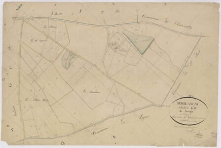 Plan Napoleon Semblancay, Section G2 du Serrain