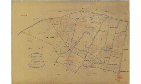 Plan Napoleon Semblancay, plan rénovés semblancay 1937 3