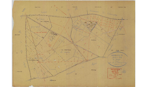 Plan Napoleon Semblancay, plan rénovés semblancay 1937 4