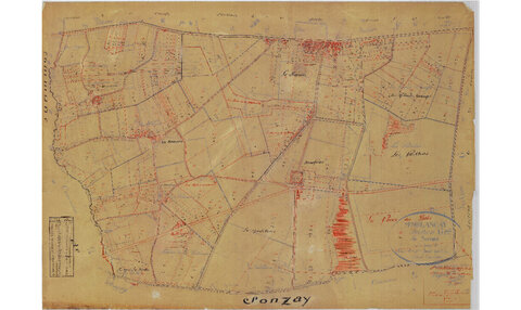 Plan Napoleon Semblancay, plan rénovés semblancay 1937 9