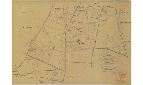 Plan Napoleon Semblancay, plan rénovés semblancay 1937 10