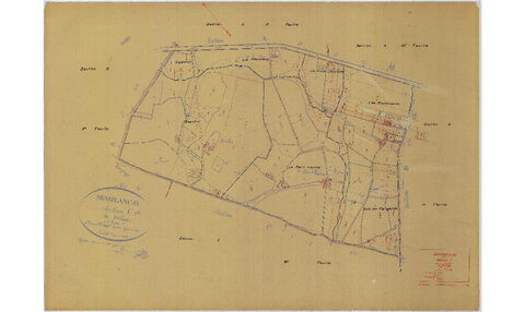 Plan Napoleon Semblancay, plan rénovés semblancay 1937 11