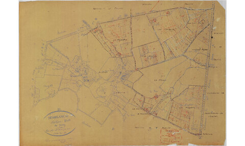 Plan Napoleon Semblancay, plan rénovés semblancay 1937 12