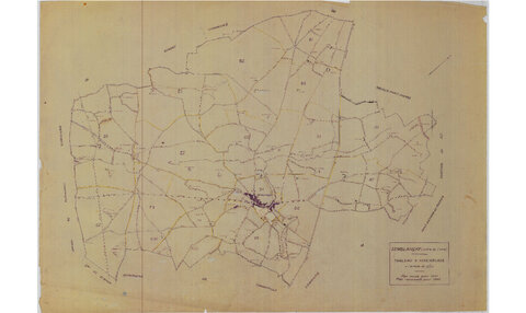 Plan Napoleon Semblancay, plan rénovés semblancay 1937 15