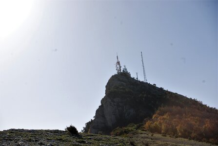 Départ de Monclus, le Rocher de Beaumont le 27 octobre 2022, DSC_0063
