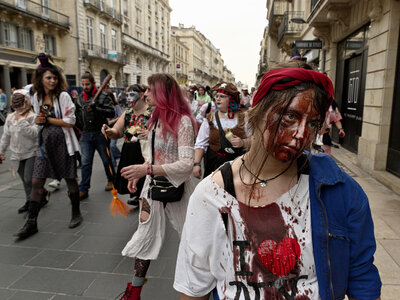 Fabien Magigue 2022, Zombie walk