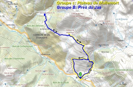 Séjour raquettes col de Larche, Près du Jaz